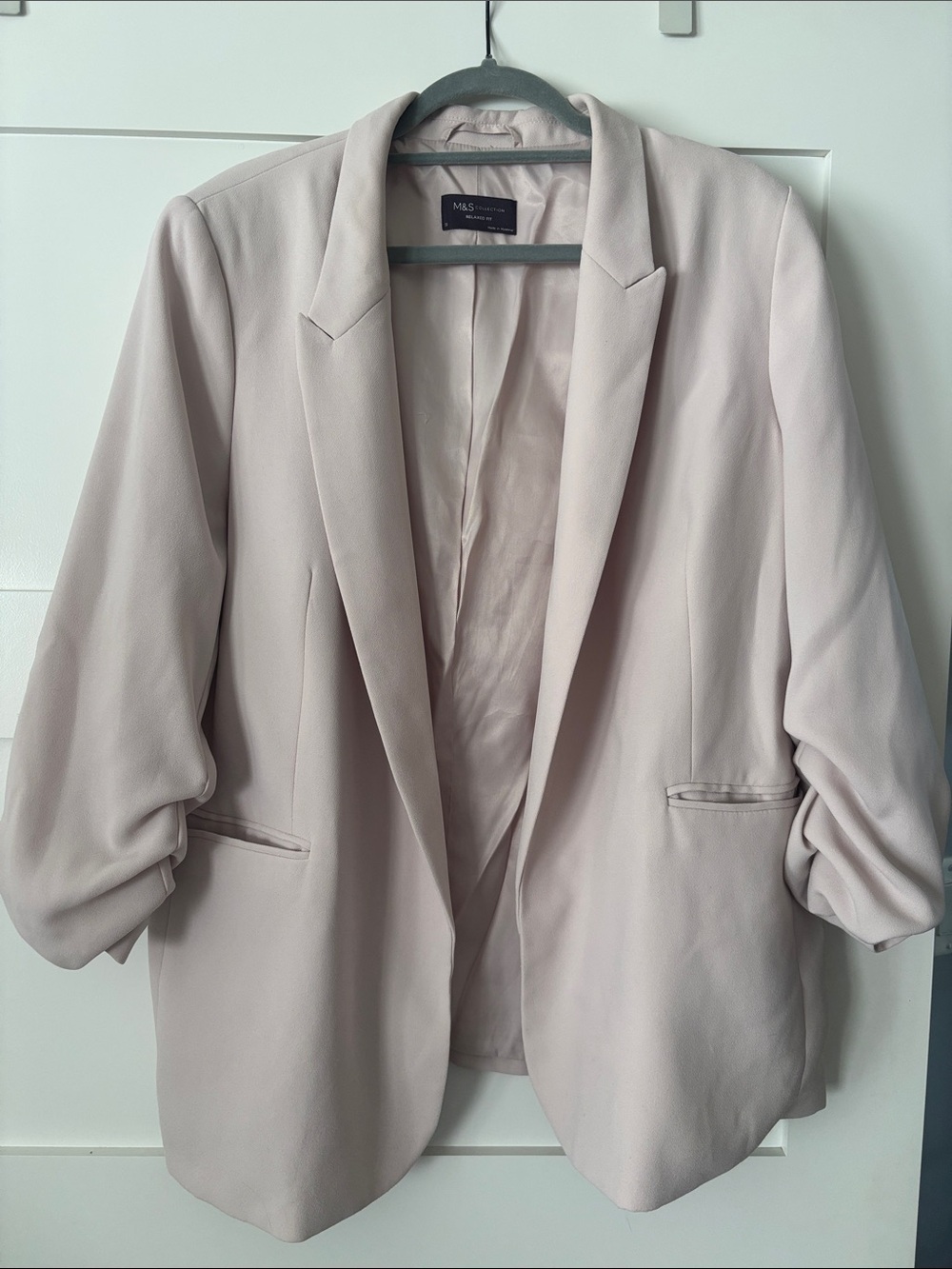 Marks & Spencer Pale Pink Women's Blazer